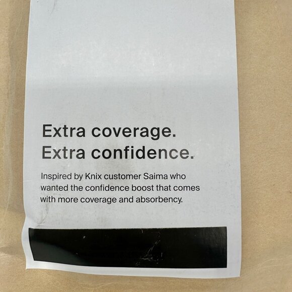 KNIX Zones+ Ultra Leakproof Bikini Back Coverage Womens XS Black Sealed Package - Picture 7 of 11